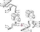 Шланг зворотки масла з турбіни на Fiat Ducato 230, Peugeot Boxer, Citroen Jumper (94-02) 2.8, 500313648, 037930, фото 6