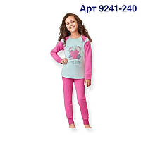 Пижама для девочек Baykar Турция детская трикотажная хб пижама на девочу домашний костюм котики Арт. 9241-240 2-92-98 см