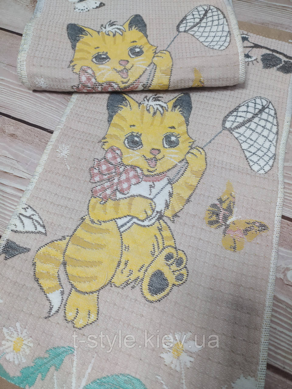Рушник кухонний ,,Котик беж", фото 1