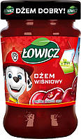 Джем вишневий із низьким вмістом цукру Lowicz 260 г Польща