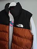 Чоловічий жилет The North Face M721 коричневий, фото 4