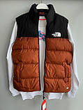 Чоловічий жилет The North Face M721 коричневий, фото 3