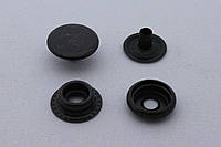 Кнопка каппа нержавейка, диаметр - 15 мм, цвет - черный, в упаковке - 10 шт, артикул СК 5900