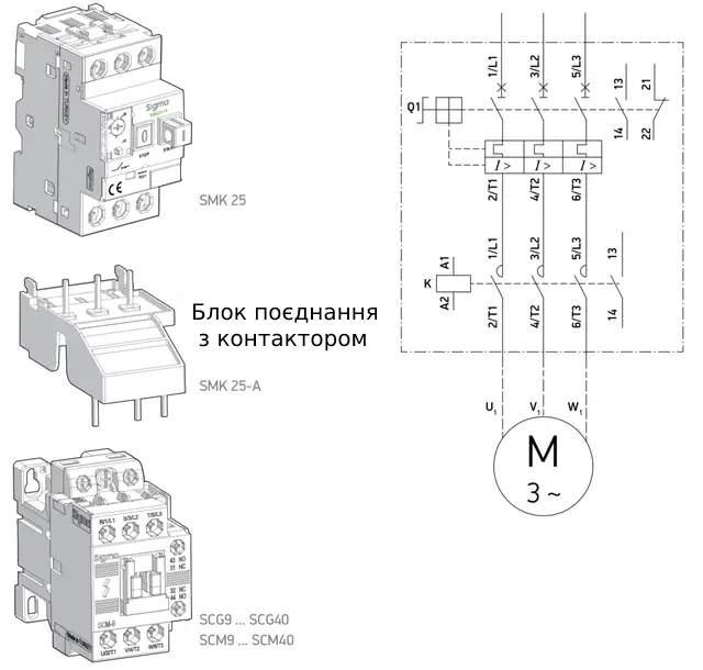 автомат пуска двигателя прк апд SMK25 LMS25, ПРК32, ММ510, АПД-32,  GZ1,  GV2P,  MS132,  АПД-80,  MS116,  ПРК64