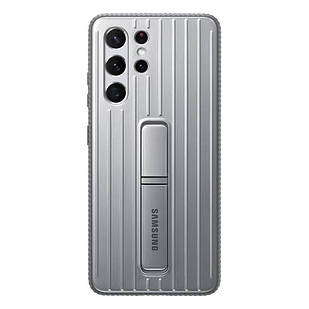 Оригінальний чохол Samsung Protective Standing Cover Light Grey для Galaxy S21 Ultra SM-G998