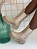 Шкіряні жіночі черевики на низькому ходу розміри 36-41, фото 2