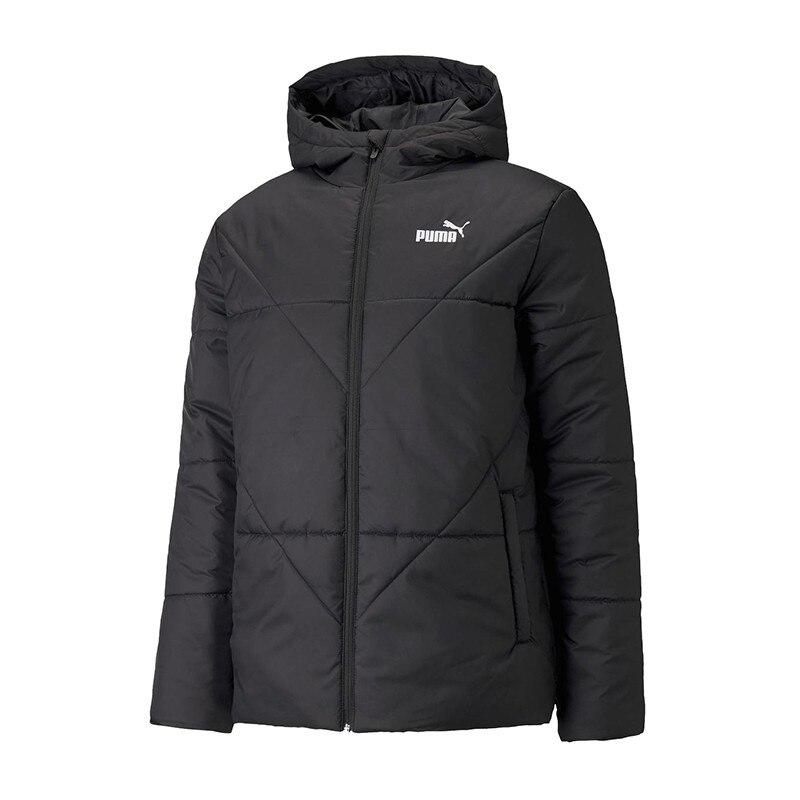Куртка спортивна чоловіча Puma Essentials Padded 587645 01 (чорна, зима, термо, з капюшоном, бренд пума)