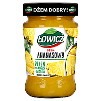 Джем из ананаса с низким содержанием сахара Lowicz 280г Польша