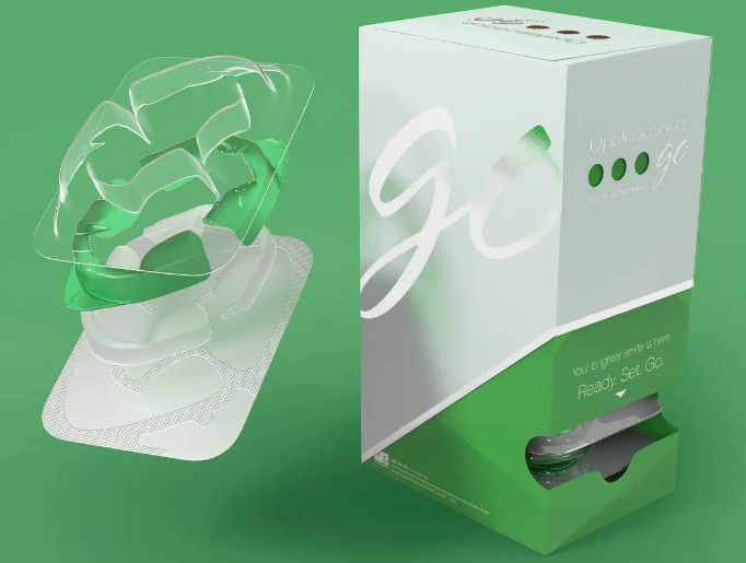 Opalescence Go 10% PF (Опалесценс Гоу), відбілюючий гель в універсальних капах 10кап