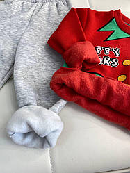Дитячий новорічний костюм комплект Червоний S-932 enes baby, Красный, Унисекс, Зима, 2 года