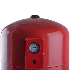 Бак Optima cal-pro для систем опалення 80 л 10bar вертикаль. (з манометром), фото 3