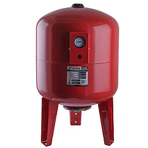 Бак Optima cal-pro для систем опалення 80 л 10bar вертикаль. (з манометром), фото 1