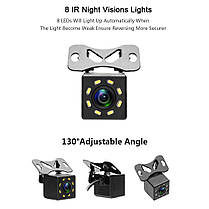 Камера заднього виду для автомобіля K0196P 8IR LED, фото 3