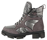 Женские зимние ботинки на низком ходу Meglias, Серый, 36