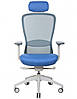 КРІСЛО КОМП'ЮТЕРНЕ IN-POINT LIGHT GREY Blue, фото 3