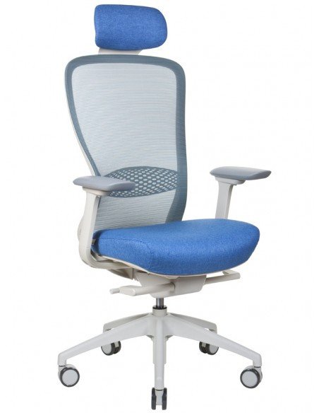 КРІСЛО КОМП'ЮТЕРНЕ IN-POINT LIGHT GREY Blue
