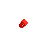 Пробка для пробірок діаметром 12 мм, червона (1000 шт/уп)