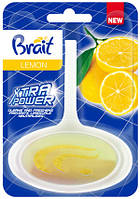 Подвесной туалетный блок для унитаза с ароматом лимона Brait Lemon 40 г