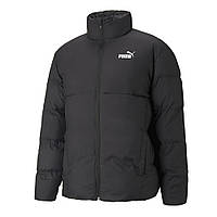 Куртка спортивная мужская Puma Essentials+ Eco Puffer 587693 01 (черная, зима, термо, -30, супер теплая, пума)