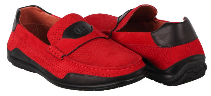 Купити Чоловічі мокасини Cosottinni, Червоний, 41, ціна 3399 грн - Prom ...