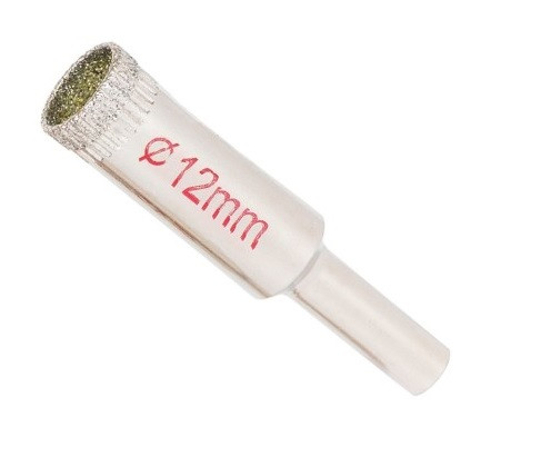 Алмазна коронка по керамограниту для плитки 12 мм. Sigma 1541121