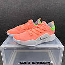 Eur39-46 Кросівки Nike Hyperdunk X Low 2018 Patrick Star  Патрік Стар рожеві чоловічі баскетбольні, фото 10