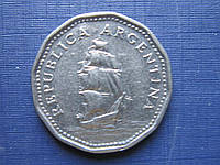 Монета 5 песо Аргентина 1961 1963 1966 1962 корабль парусник 4 года цена за 1 монету