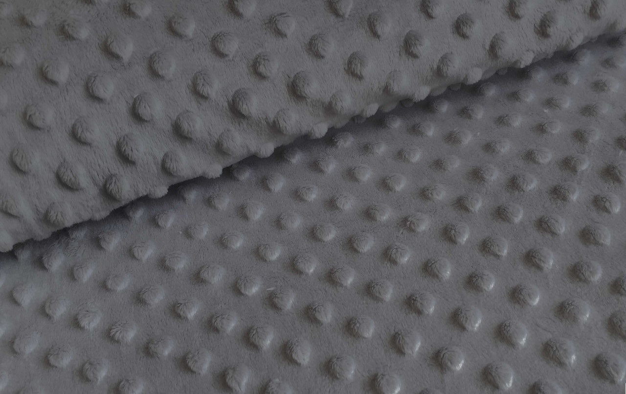 Плюш minky графіт 350 г/м2 ОПТ М-15, фото 1