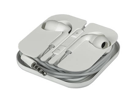 Навушники вакуумні для Apple роз'єм 3.5 білі, фото 2
