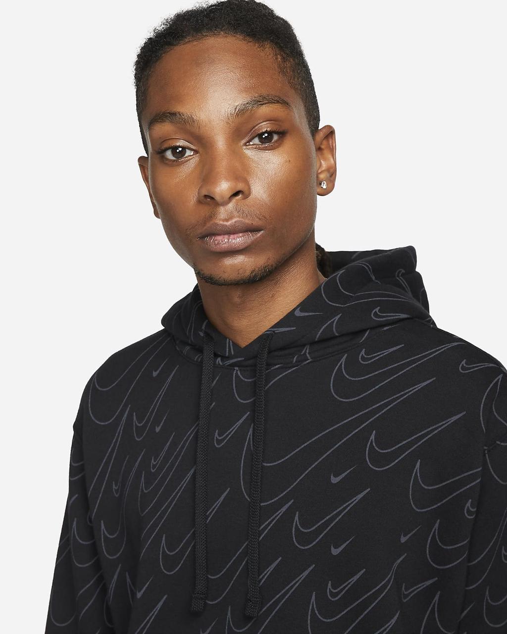 Кофта Nike Sportswear Men's Fleece Printed Hoodie DR9278-010 - фото 5 - id-p1686244016