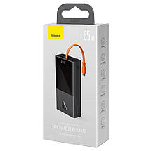 Повербанк 20000 мАг 65Вт 2x USB Type-C Baseus Elf PPJL000001, фото 4