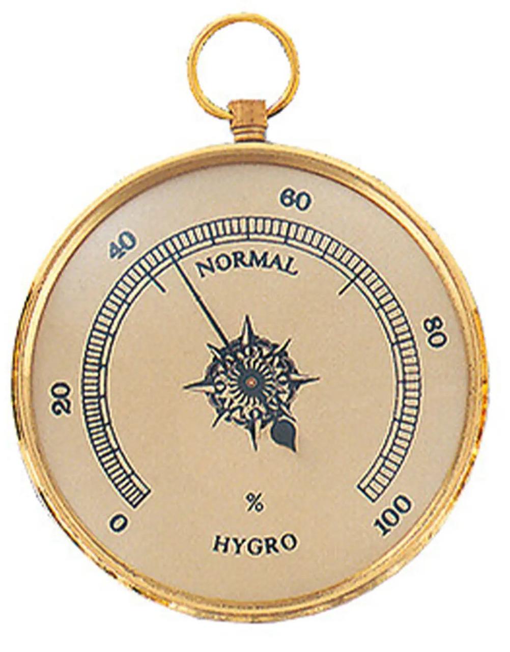 Гігрометр настінний Moller, золотистий, фото 1