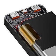 Power bank 20000 мА·год 20 Вт 2x USB Type-C чорний Baseus Bippus MippleML-M01, фото 6
