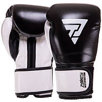 Перчатки боксерские на липучке (высокосортный полиуретан) BO-3781 черный 10