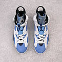 Eur36-47.5 Nike Air Jordan 6 Retro UNC University Blue CT8529-410 кросівки, фото 2