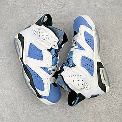 Eur36-47.5 Nike Air Jordan 6 Retro UNC University Blue CT8529-410 кросівки