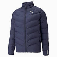 Куртка спортивная мужская Puma warmCELL Lightweight 587699 06 (синяя, зима, термо, водонепроницаемая, пума)