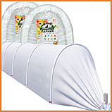 Агропарник збірний арочний 12 метрів з агроволокна Shadow щільність 60г/м2, теплиця домашня для дачі, фото 5