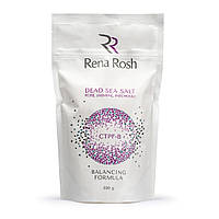 Соль Мёртвого моря Rena Rosh Роза. Жасмин. Пачули. Dead Sea Salt Rose, Jasmine, Patchouli, 500 гр., Израиль