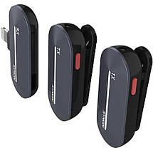 Бездротова мікрофонна система Lightning (Iphone) подвійна Synco P2L, фото 4