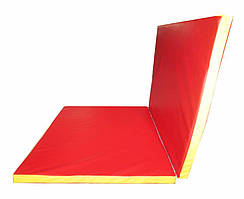 Мат 150-100-5 см складаний страхувальний гімнастичний з 2-х частин Тia-sport