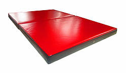 Мат складной ПВХ 150-100-8 см с 2-х частей TIA-SPORT