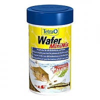 Сухий корм для акваріумних риб Tetra в пластинках Wafer Mini Mix 100 мл (для донних риб)