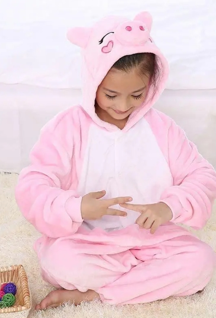 Кигуруми hello kitty хелло кітті кішечка піжама для дітей дівчаток на зростання Розмір 100 см