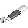 USB Флешка 2в1 64GB Lightning Apple/USB 3.0 для телефону, комп'ютера SanDisk iXpand MINI Сірий, фото 5