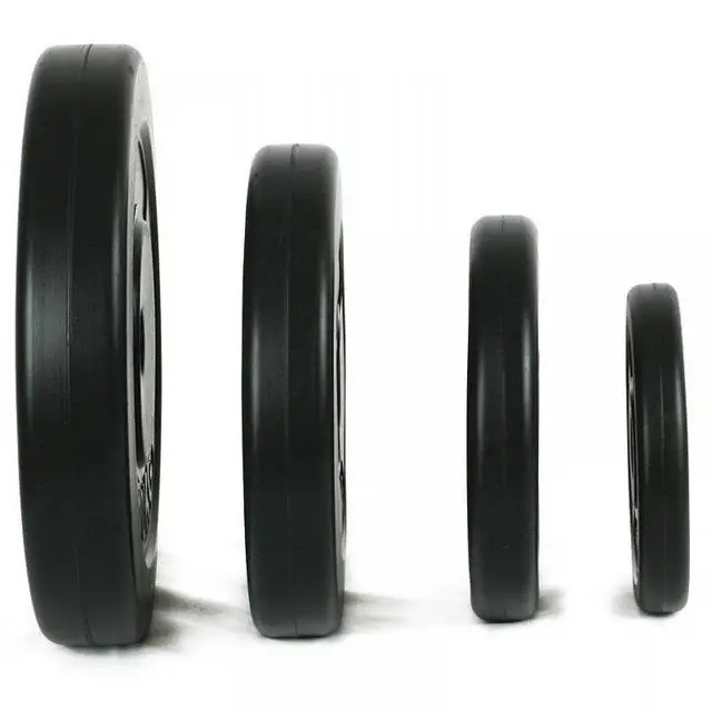 Композитные диски (блины) для штанги в пластиковой оболочке, 2 штуки по 10 кг посадочный диаметр 30мм - фото 5 - id-p713344625