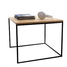 Журнальний кавовий столик лофт 45*50*50 см. "Котка" LNK