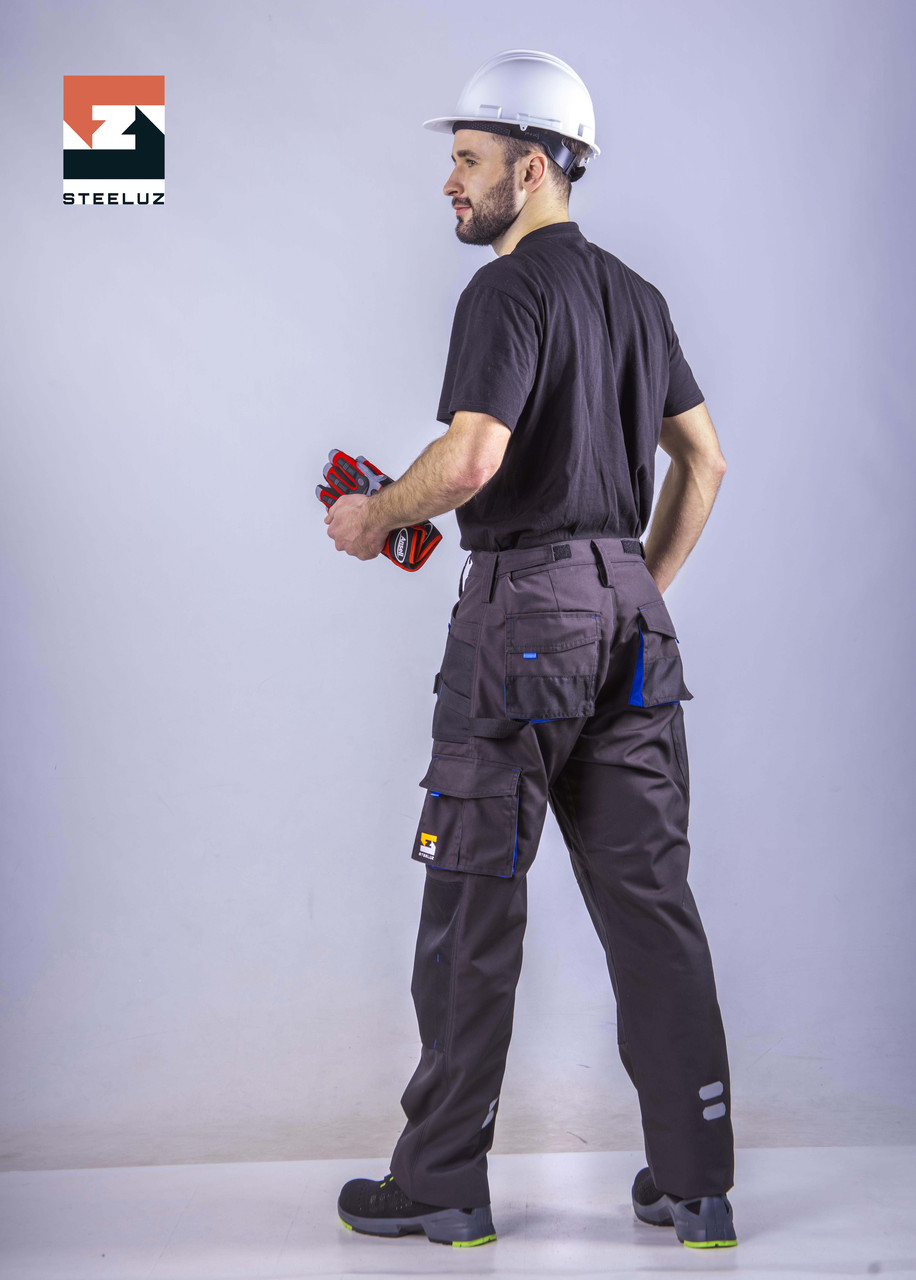 Штани робочі-захисні зі знімною утепленою підкладкою SteelUZ 4S BLUE (зріст 188 см) - фото 3 - id-p1686269597