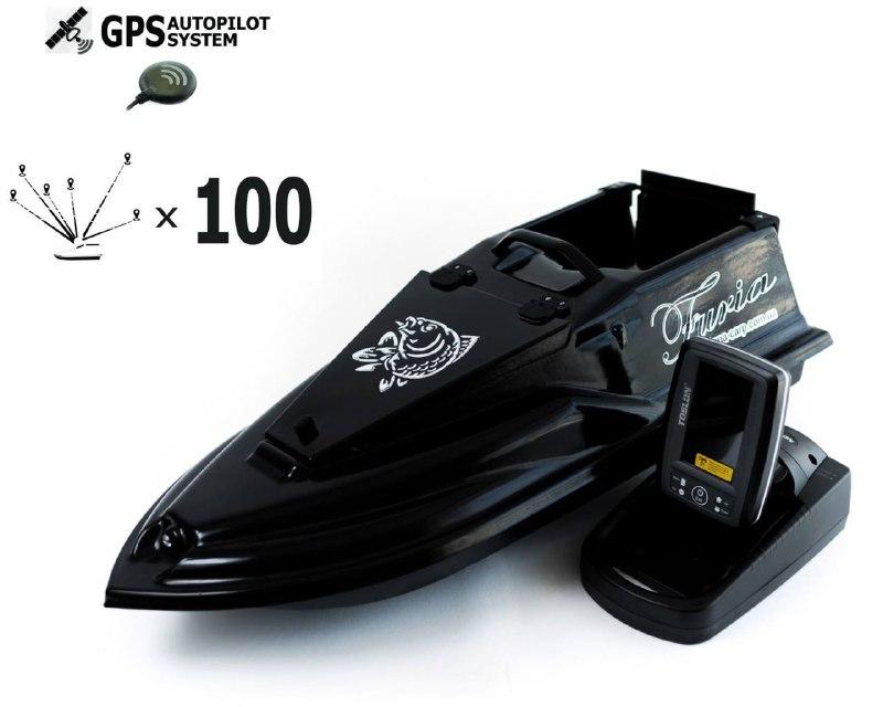 Кораблик для Рыбалки Фурия Фюжн с GPS (V3_6+1) и Эхолотом Toslon TF520 ...