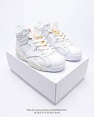 Eur36-40 Air Jordan 6 Retro білі кросівки